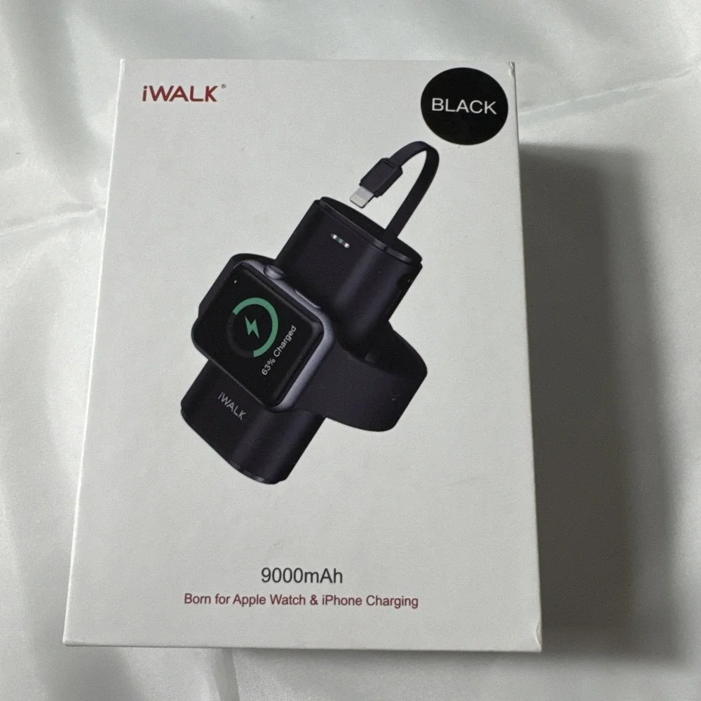 iwalk 9000mAh charger for apple watch and iPhone